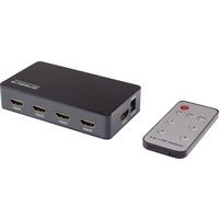 SpeaKa Professional 4 Port HDMI-Switch mit Picture in Picture-Funktion, mit Fernbedienung 3840 x 2160 Pixel SpeaKa Professional 4 Port HDMI-Switch mit Picture in Picture-Funktion, mit Fernbedienung 3840 x 2160 Pixel