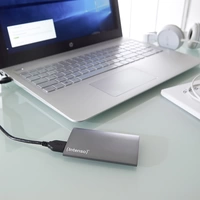 Intenso SSD Premium 256GB Externe SSD USB-A (USB 3.2 Gen 1) Anthrazit 3823440 Intenso SSD Premium 256GB Externe SSD USB-A (USB 3.2 Gen 1) Anthrazit 3823440