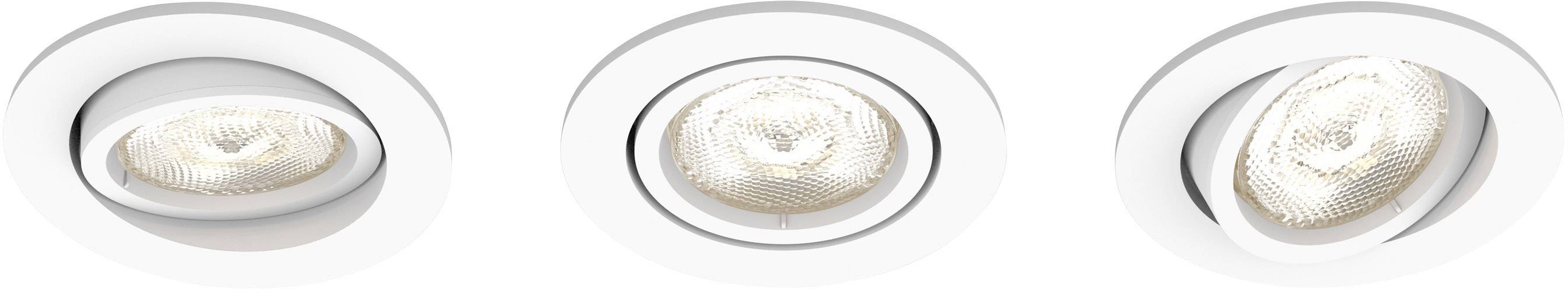 Philips Lighting Shellbark 5020331P0 LED-Einbauleuchte 3er Set  13.5 W Warmweiß Weiß