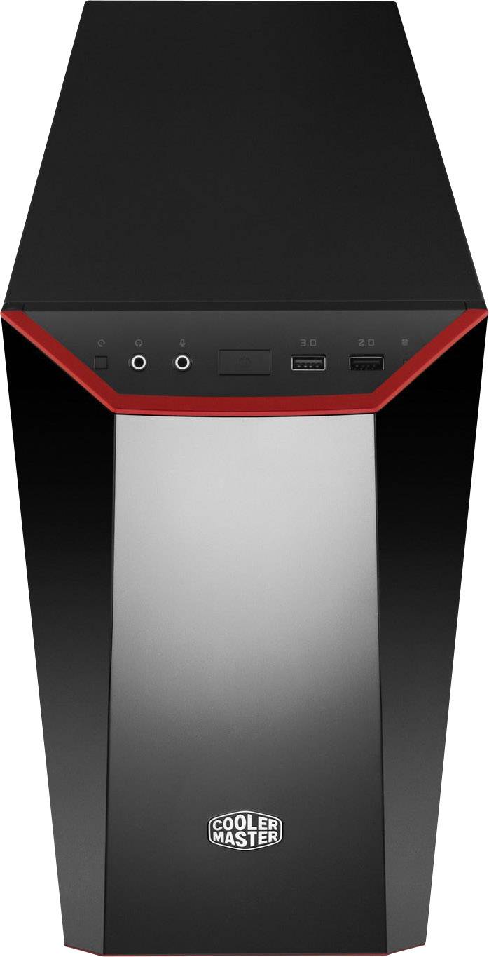Cooler Master MasterBox Lite 3.1 Midi-Tower PC-Gehäuse Schwarz 1 vorinstallierter Lüfter, Staubfilter, Seitenfenster