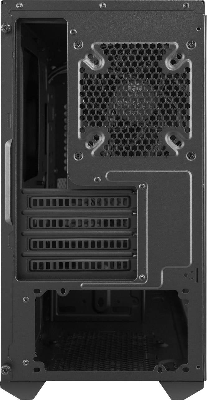 Cooler Master MasterBox Lite 3.1 Midi-Tower PC-Gehäuse Schwarz 1 vorinstallierter Lüfter, Staubfilter, Seitenfenster