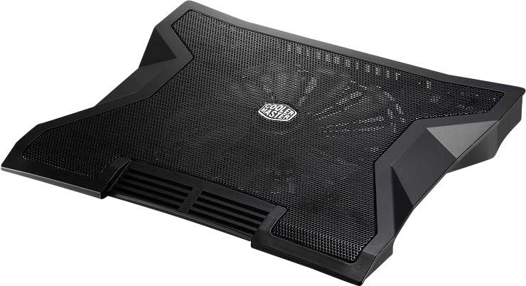 Cooler Master Notepal XL Notebook-Ständer mit Kühlfunktion USB-Hub-Funktion, höhenverstellbar, reg
