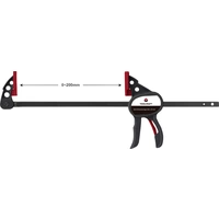 TOOLCRAFT Mini-Einhandzwinge 200 X 35mm 250 Nm 1574785 Spann-Weite (max.):200mm Produktabmessung, Länge: 292m TOOLCRAFT Mini-Einhandzwinge 200 X 35mm 250 Nm 1574785 Spann-Weite (max.):200mm Produktabmessung, Länge: 292m
