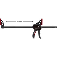 TOOLCRAFT Mini-Einhandzwinge 200 X 35mm 250 Nm 1574785 Spann-Weite (max.):200mm Produktabmessung, Länge: 292m TOOLCRAFT Mini-Einhandzwinge 200 X 35mm 250 Nm 1574785 Spann-Weite (max.):200mm Produktabmessung, Länge: 292m