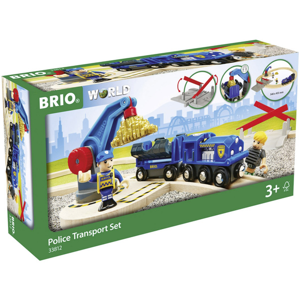 Brio Polizei Goldtransport-Set 33812