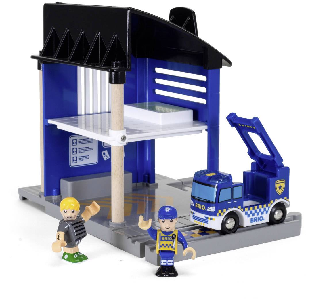 BRIO Polizeistation mit Einsatzfahrzeu 33813