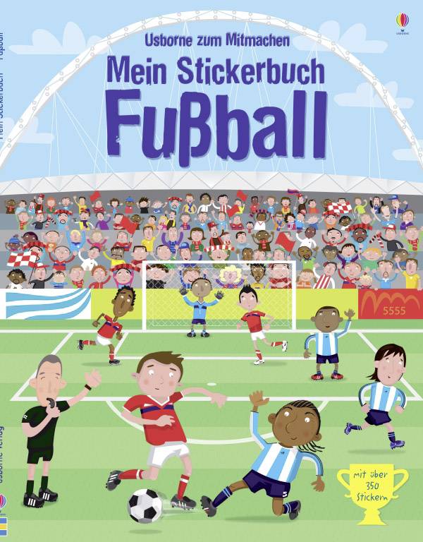 Usborne Mein Stickerbuch Fußball 32138 1 St.