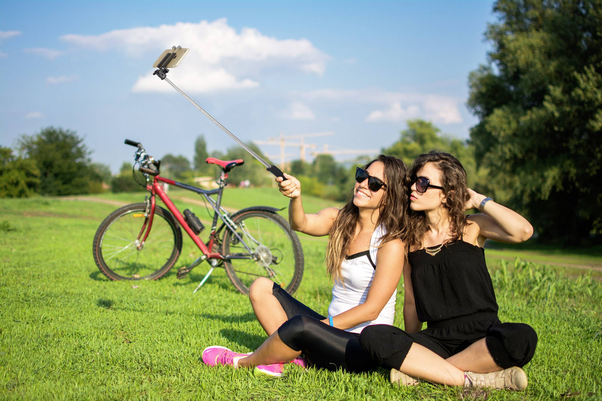 Renkforce RF-SEST-PRO Selfie Stick 9cm Schwarz