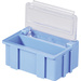 Licefa N22381 SMD-Box Blau Deckel-Farbe: Transparent (L x B x H) 37 x 12 x 15mm
