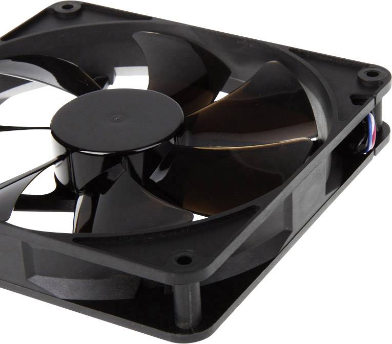 NoiseBlocker BlackSilent Pro PK-PS PC-Gehäuse-Lüfter Schwarz (B x H x T) 140 x 140 x 25 mm
