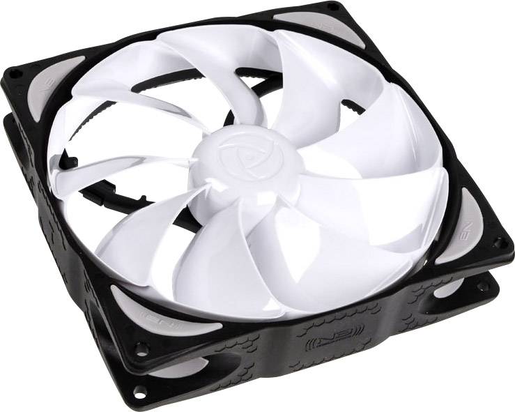 NoiseBlocker NB-eLoop B14-1 PC-Gehäuse-Lüfter Weiß, Schwarz (B x H x T) 140 x 140 x 25 mm