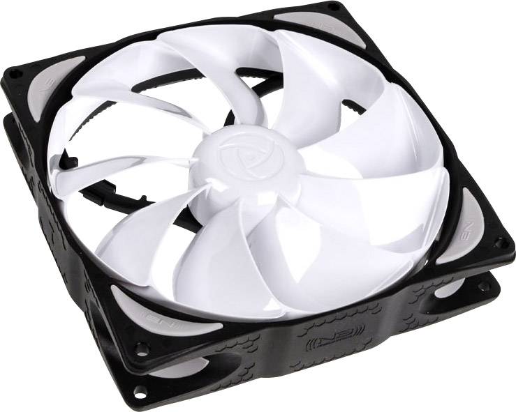 NoiseBlocker NB-eLoop B14-2 PC-Gehäuse-Lüfter Weiß, Schwarz (B x H x T) 140 x 140 x 25 mm