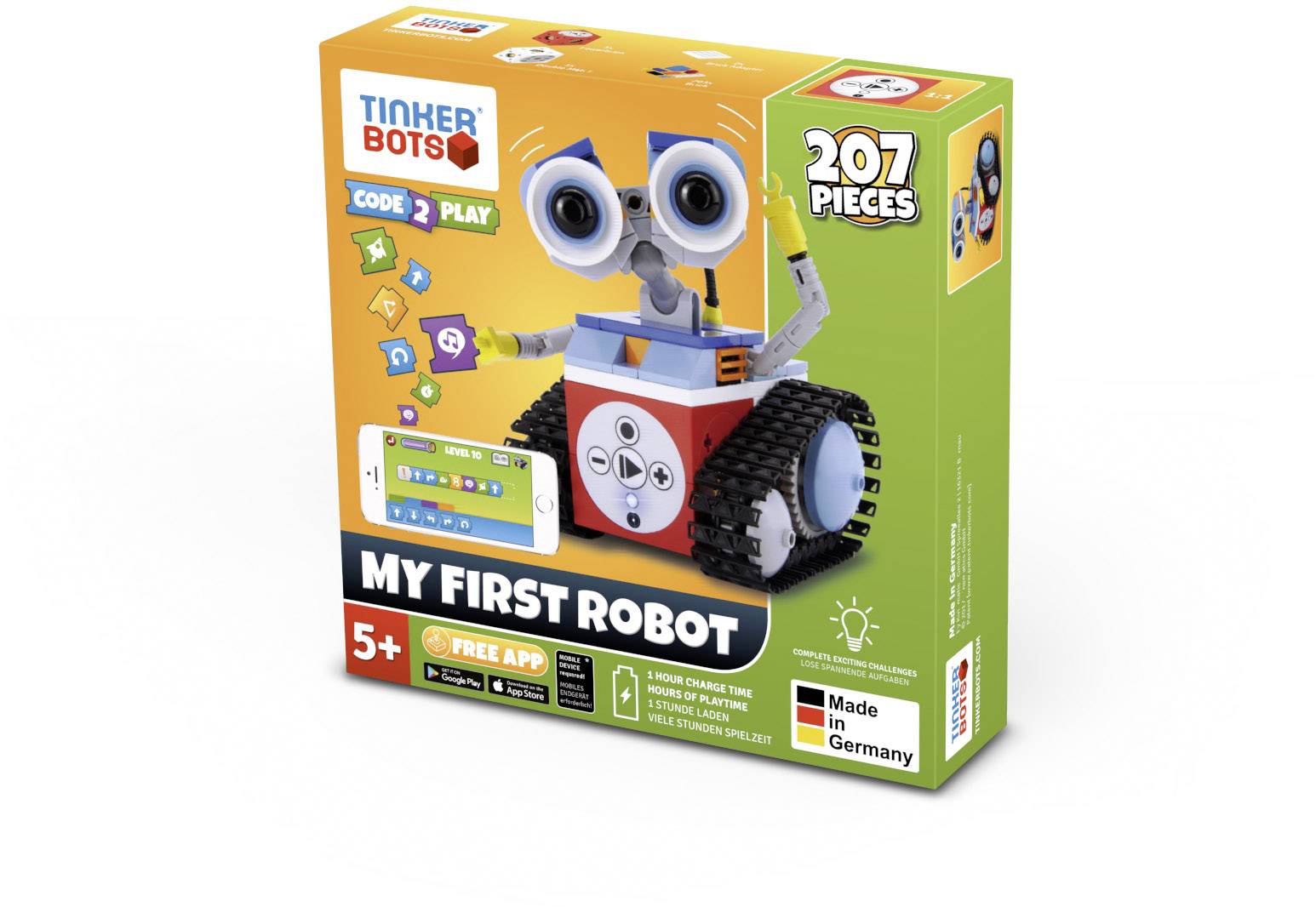 TINKERBOTS Roboter Bausatz My First Robot 00077