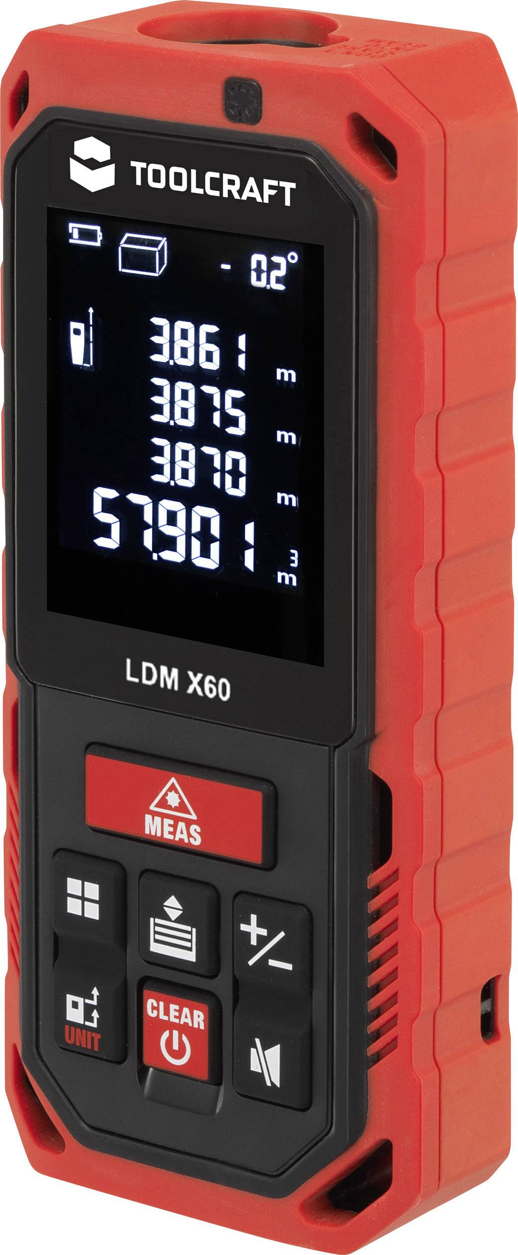 TOOLCRAFT LMD X60 Laser-Entfernungsmesser 60m