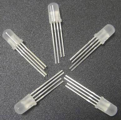 Thomsen LED-8-RGB-SK LED RGB RGB Rund 8mm 20mA 6V