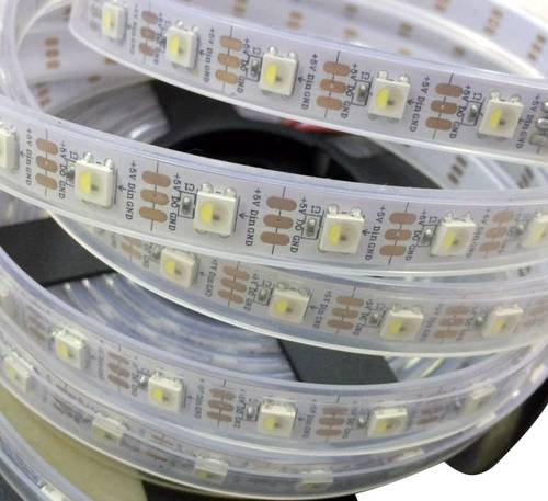 STRIP-5M-300-RGBW-IP67 LED-Streifen EEK: A++ (A++ - E) mit Stecker/Buchse 5V 5m; Energieeffizienzklasse: A++