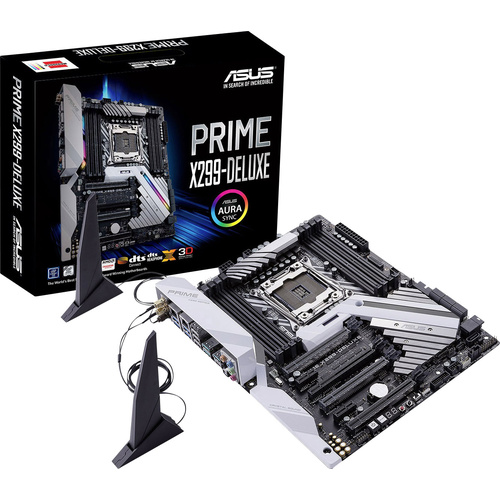 Carte mère Asus Prime X299-Deluxe 90MB0TY0-M0EAY0 Socket Intel® 2066 Facteur de forme ATX Chipset de la carte mère Intel® X299