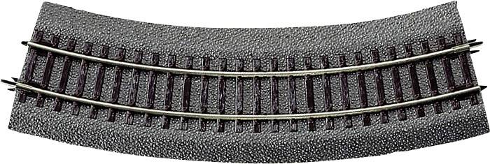 H0 RocoLine (mit Bettung) 42522 Gebogenes Gleis 6St.