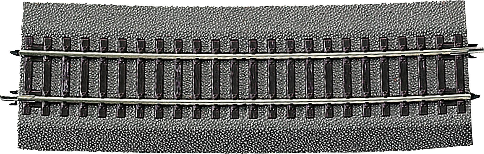 H0 RocoLine (mit Bettung) 42530 Gebogenes Gleis 6St.