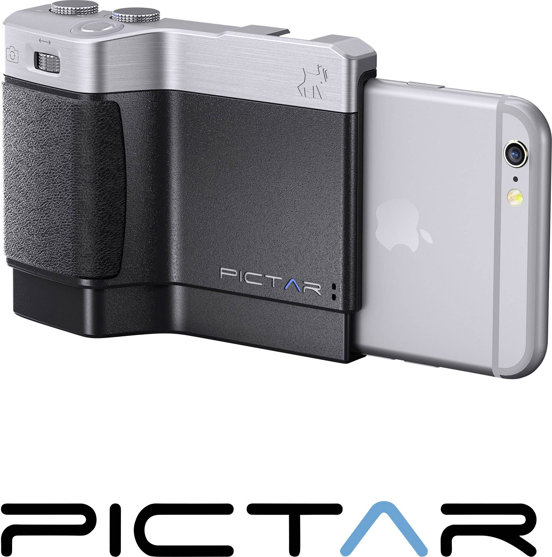 PICTAR One iPhone Kameragriff Schwarz