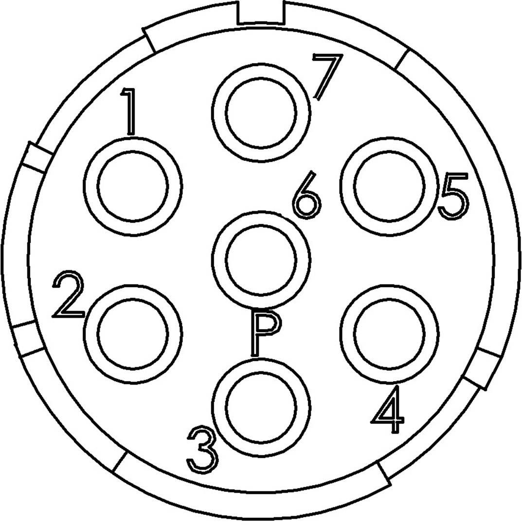 EPIC® SIGNAL M23 P Einsätze, 7-polig 44420150 LAPP Inhalt: 5St.