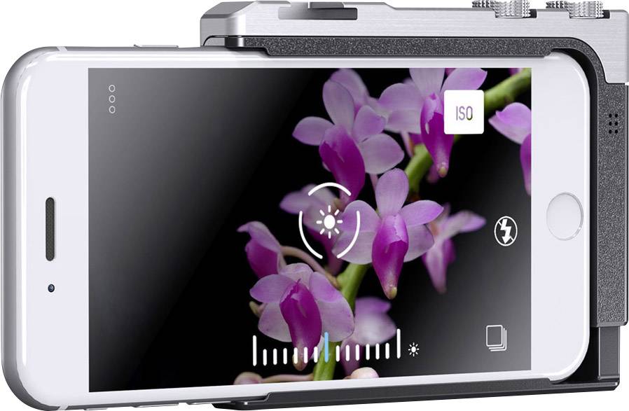 PICTAR One iPhone Kameragriff Schwarz