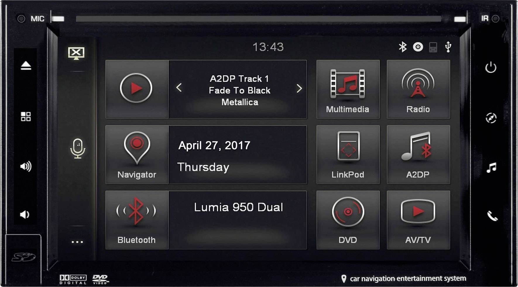 ESX VN630W Navigationsgerät, Festeinbau Europa Bluetooth®-Freisprecheinrichtung, Integriertes Navigationssystem