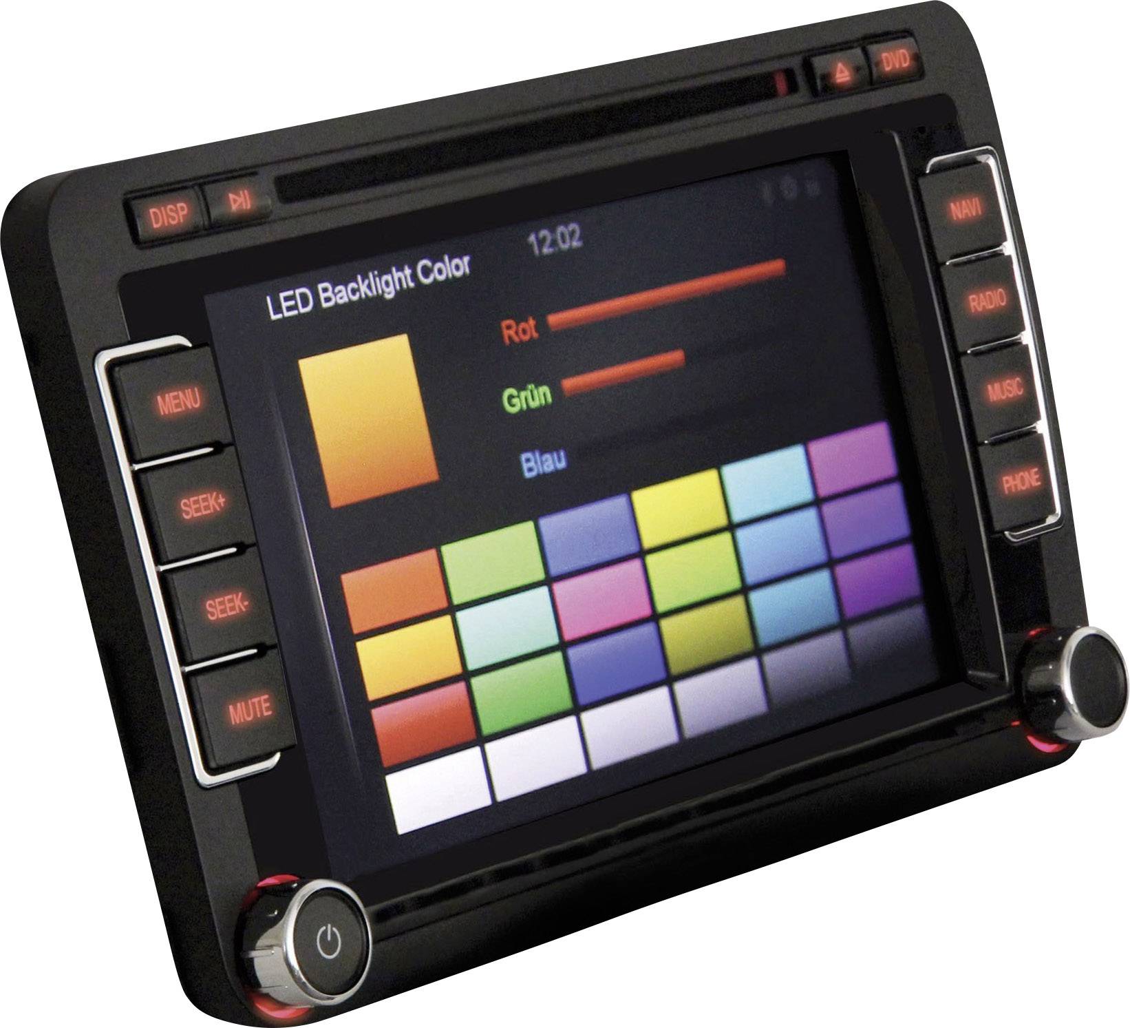 ESX VN720-VW-U1 Navigationsgerät, Festeinbau Bluetooth®-Freisprecheinrichtung, inkl. Fernbedienung