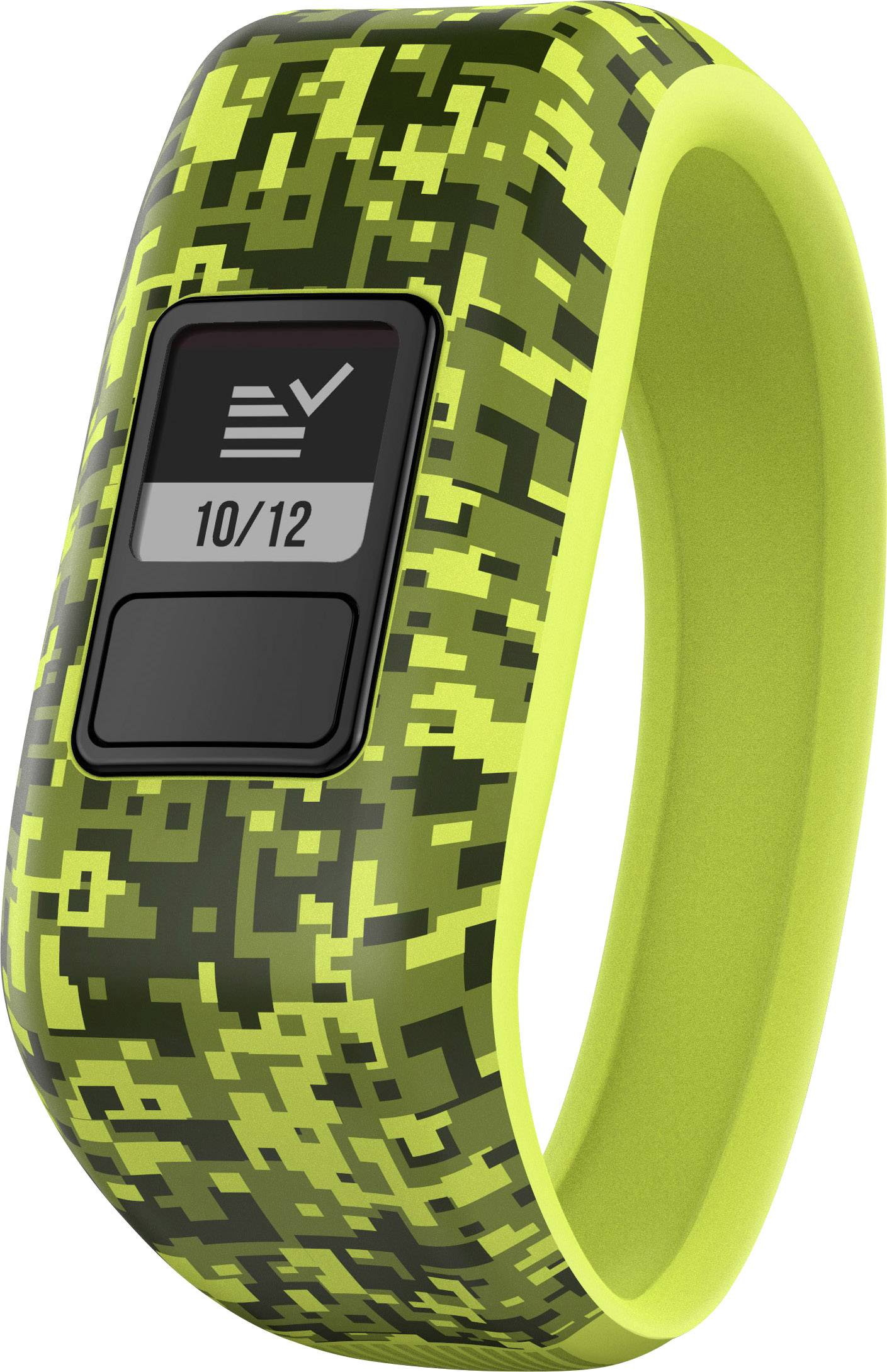 Garmin vivofit jr. Digi Camo Gr. M Fitness-Tracker M Gelb, Schwarz