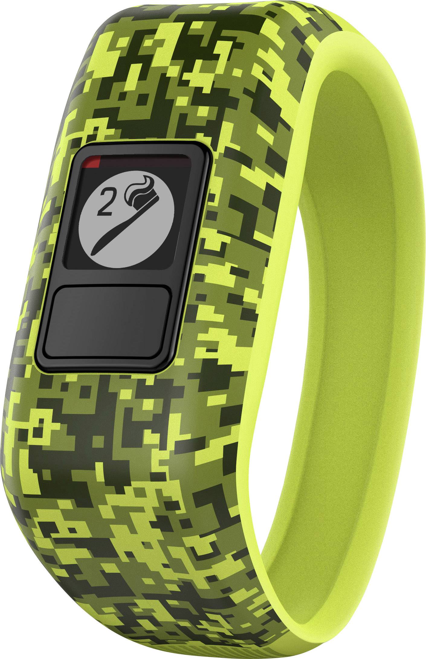 Garmin vivofit jr. Digi Camo Gr. M Fitness-Tracker M Gelb, Schwarz