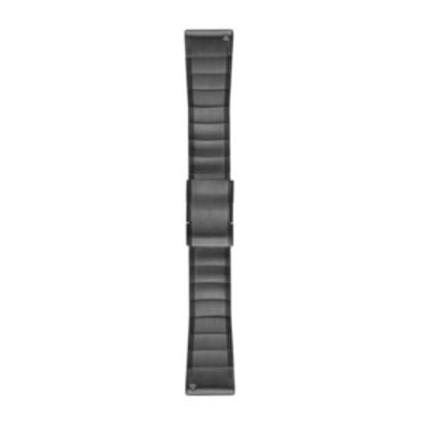 Garmin QuickFit Edelstahl fenix 5x/3 Ersatzarmband Schiefer-Grau