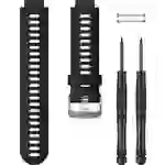 Garmin Silikonarmband für Forerunner 735XT Ersatzarmband Schwarz, Grau Garmin Silikonarmband für Forerunner 735XT Ersatzarmband Schwarz, Grau