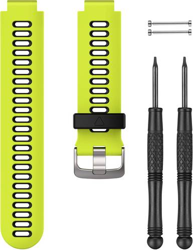 Garmin Silikonarmband für Forerunner 735XT Ersatzarmband Gelb, Schwarz