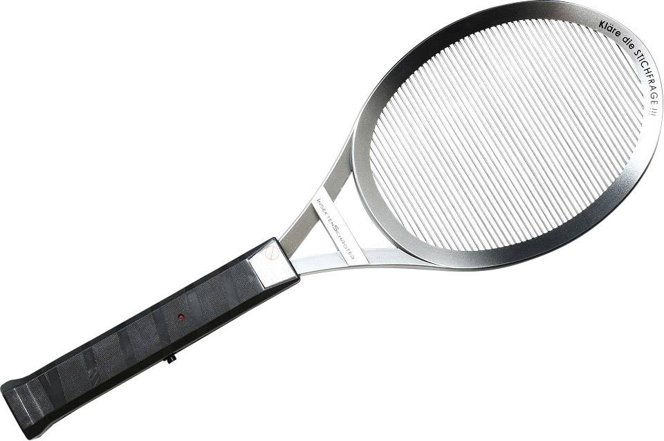 Schröter Stichfrage 1576757 Fliegenklatsche Stromgitter (L x B x H) 510 x 178 x 35mm Schwarz, Silber 1St.