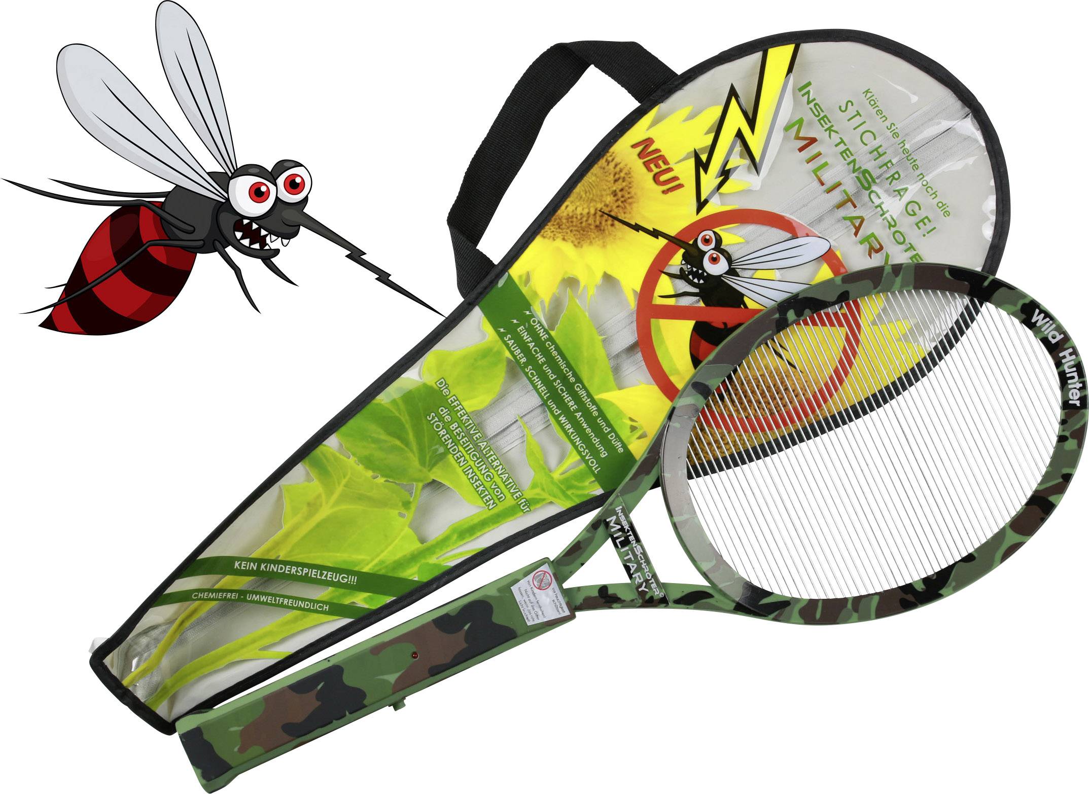 Schröter Military 1576759 Fliegenklatsche (L x B x H) 510 x 178 x 35mm Camouflage 1St.