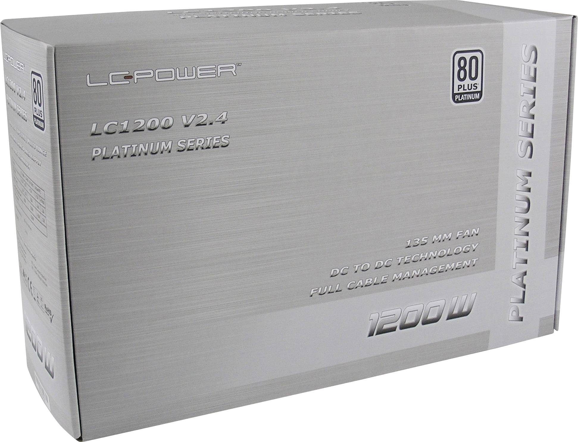 LC-Power Platinum LC1200 PC Netzteil 1200W ATX 80PLUS® Platinum