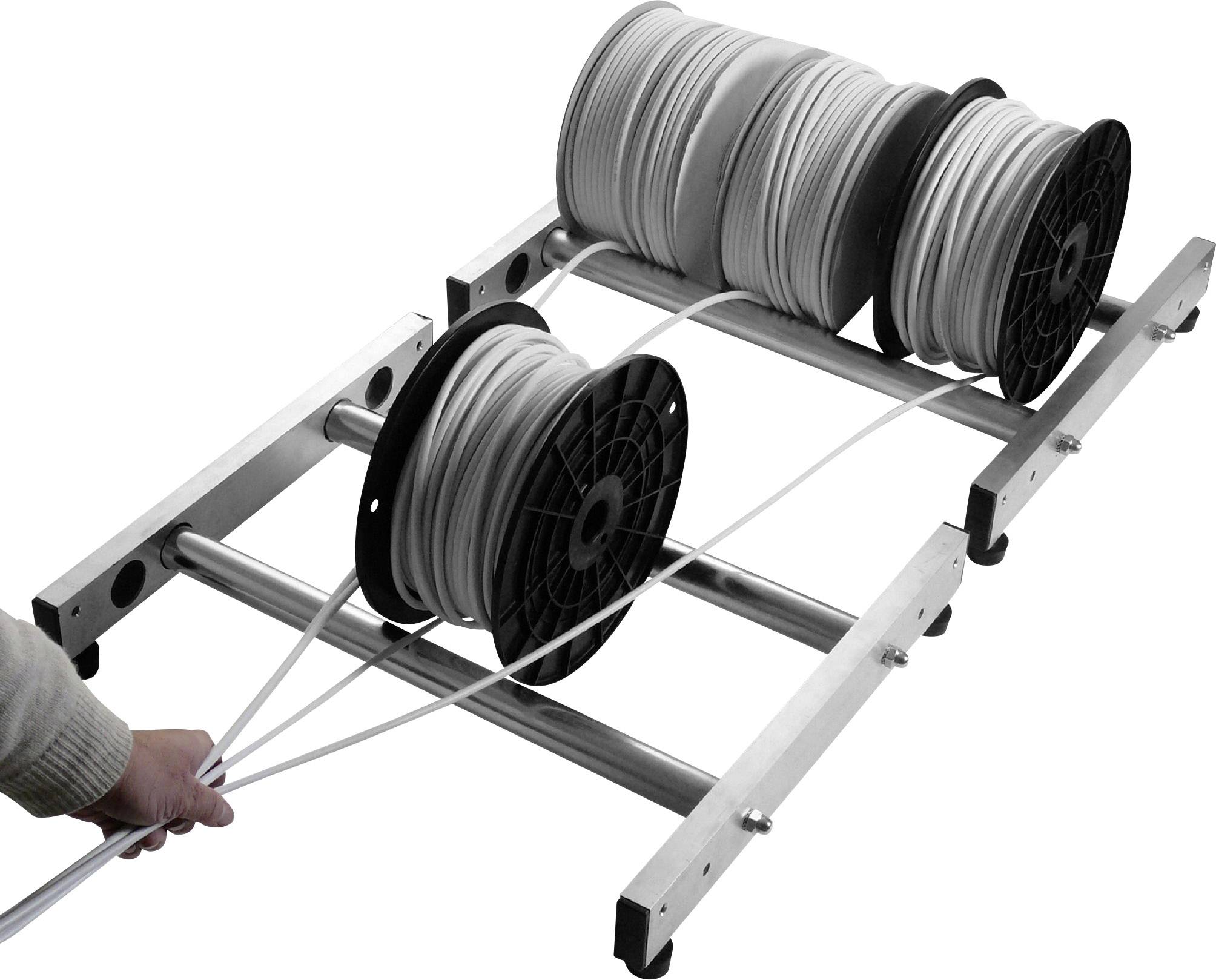 A.S. SAT Kabelabroller, zur Arbeitserleichterung bei der Installation von Kabeln 90010 1St.