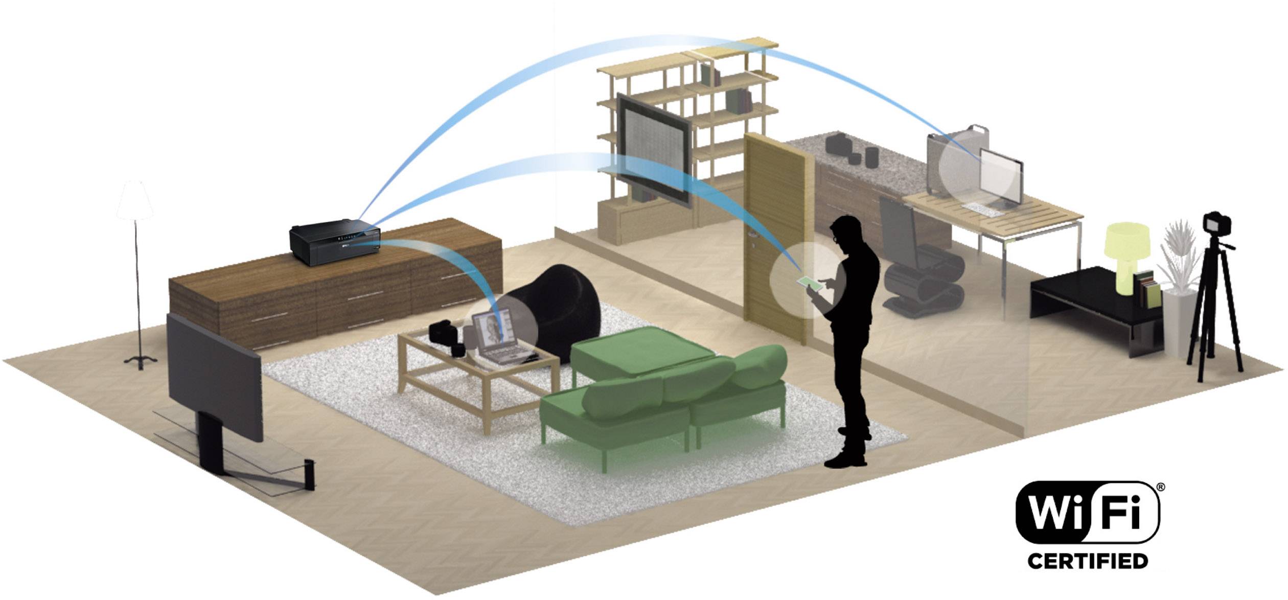 Epson SureColor SC-P400 Farb Tintenstrahl Drucker A3+ LAN, WLAN