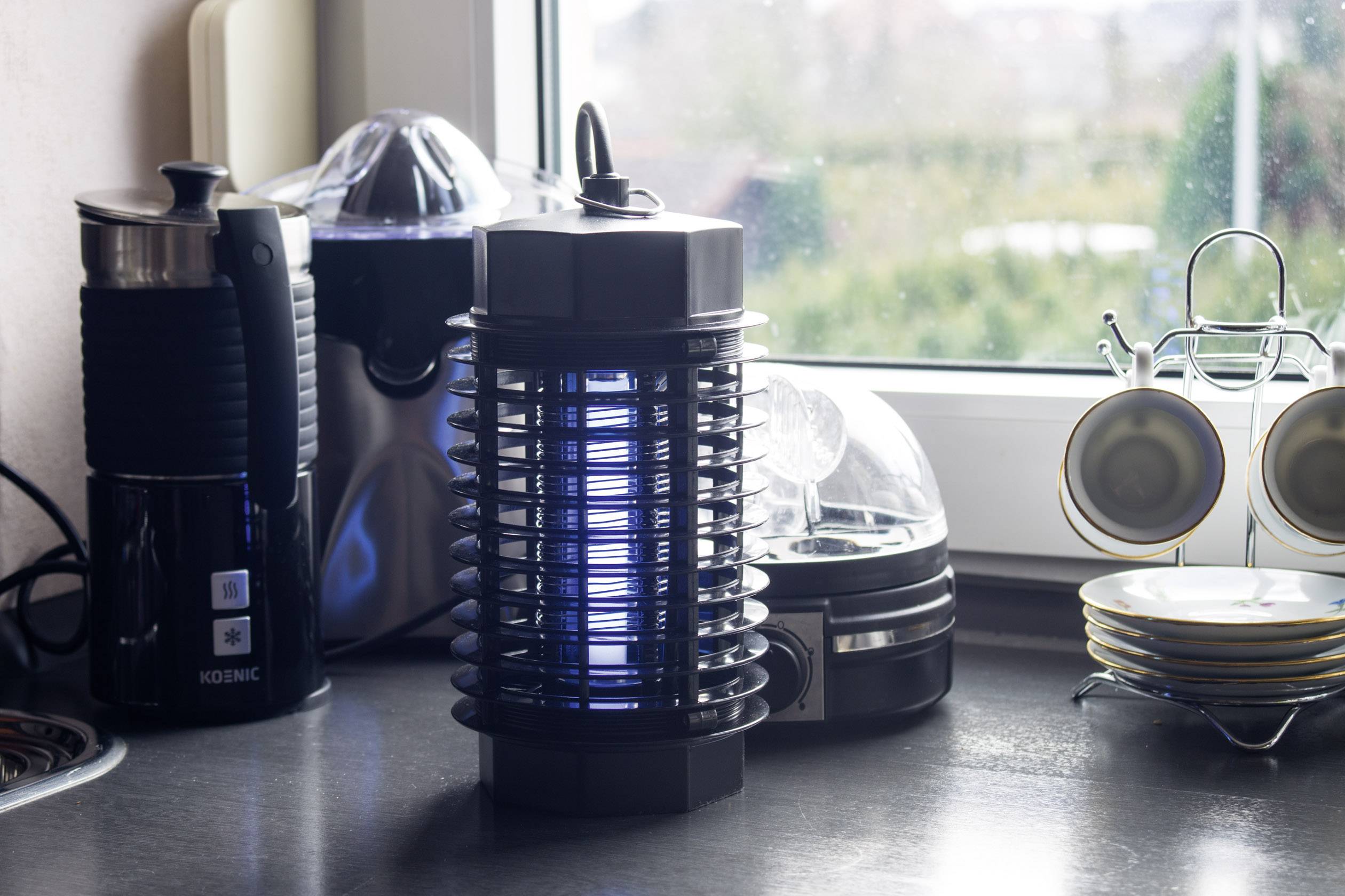 Gardigo Isokat Junior 62300 UV-Insektenfänger UV-Licht, Stromgitter 4 W (Ø x H) 125 mm x 230 mm Schwarz 1 St.