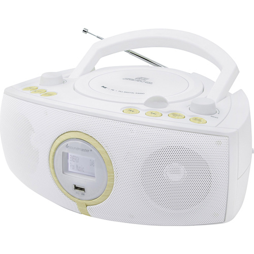 SoundMaster SCD1500WE CD-Radio DAB+, UKW AUX, CD, USB Weiß