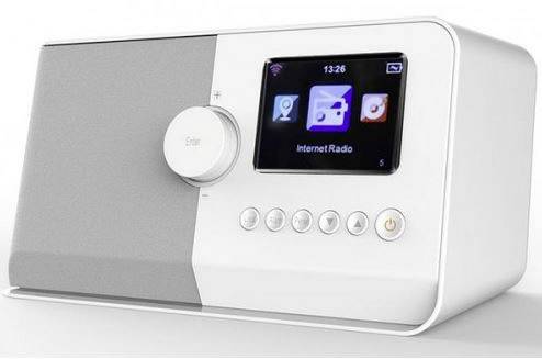 soundmaster IR5500 Internet Tischradio Internet Internetradio, WLAN  DLNA-fähig Weiß