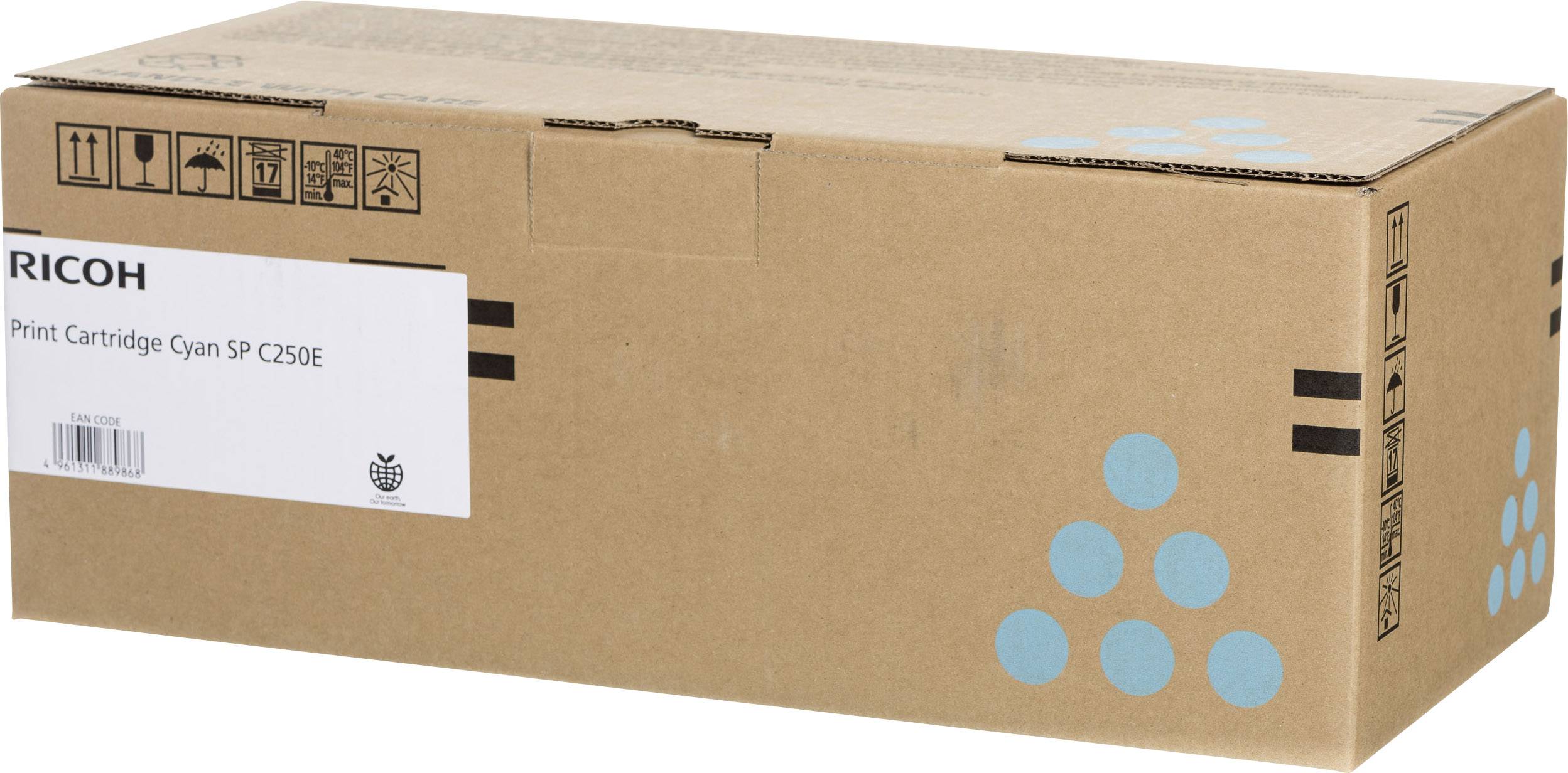 Ricoh Toner SP C250E Original Cyan 1600 Seiten 407544