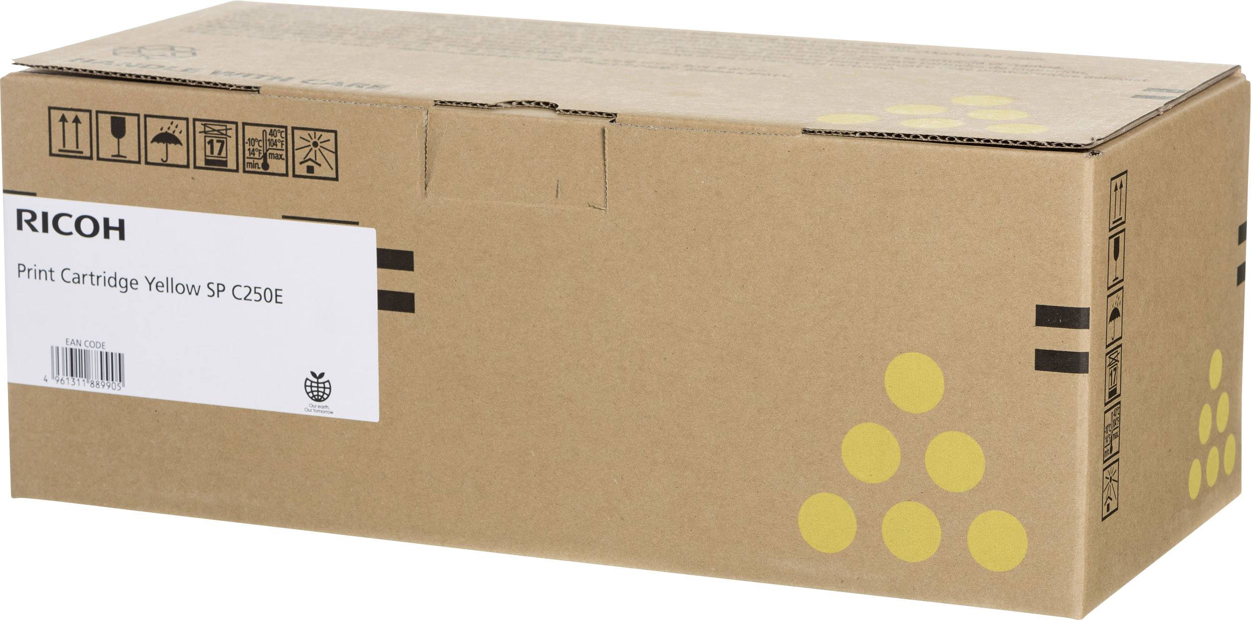 Ricoh Toner SP C250E Original Gelb 1600 Seiten 407546