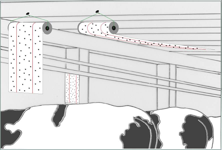 Redtop Fliegenrolle 31006 Fliegenfalle Klebefolie, Lockstoff (L x B) 9m x 0.3m Gelb 1St.