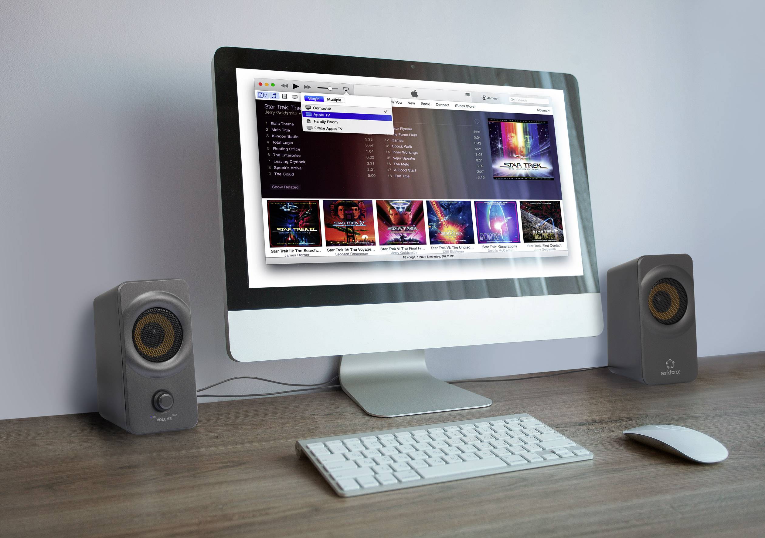 Renkforce RF-PCL-MESH2.0 2.0 PC-Lautsprecher Kabelgebunden 5W Schwarz, Grau