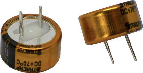 Korchip DCL5R5155CF Doppelschicht-Kondensator 1.5 F 5.5V (Ø x H) 19.0mm x 6.5mm 1St.