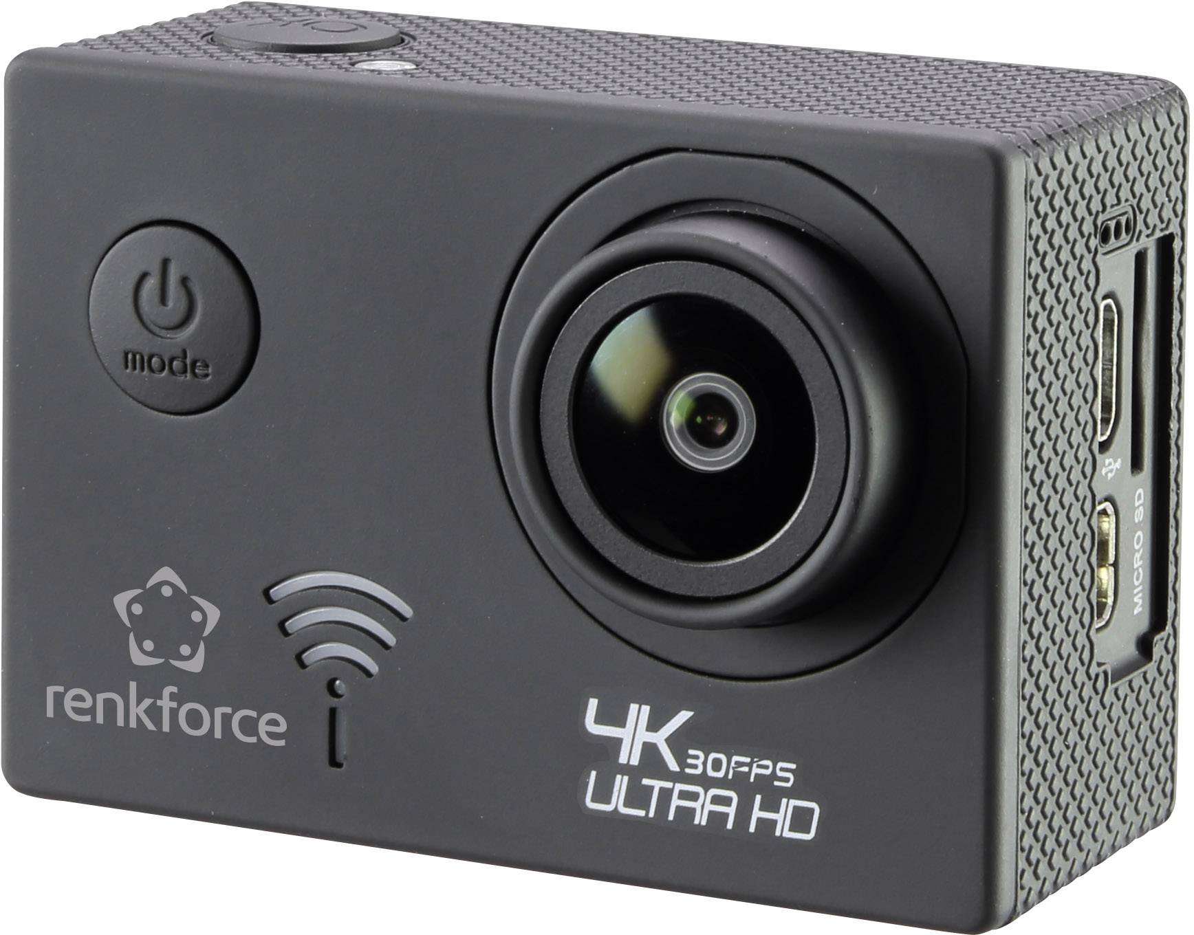 Renkforce RF AC4K 300 Action Cam 4K, WLAN, Wasserfest, Staubgeschützt