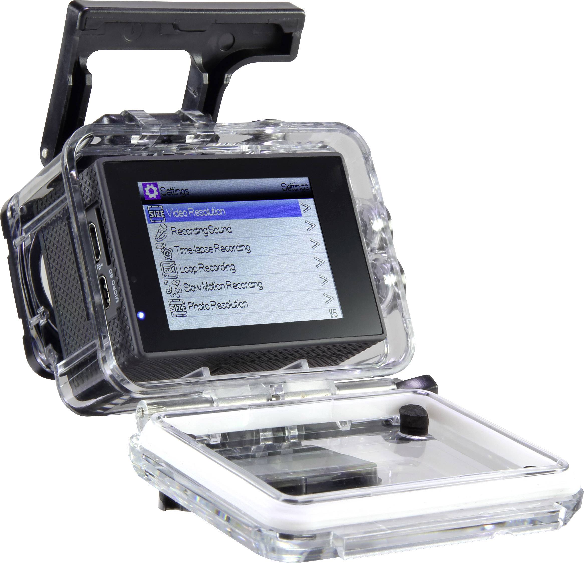 Renkforce RF AC4K 300 Action Cam 4K, WLAN, Wasserfest, Staubgeschützt