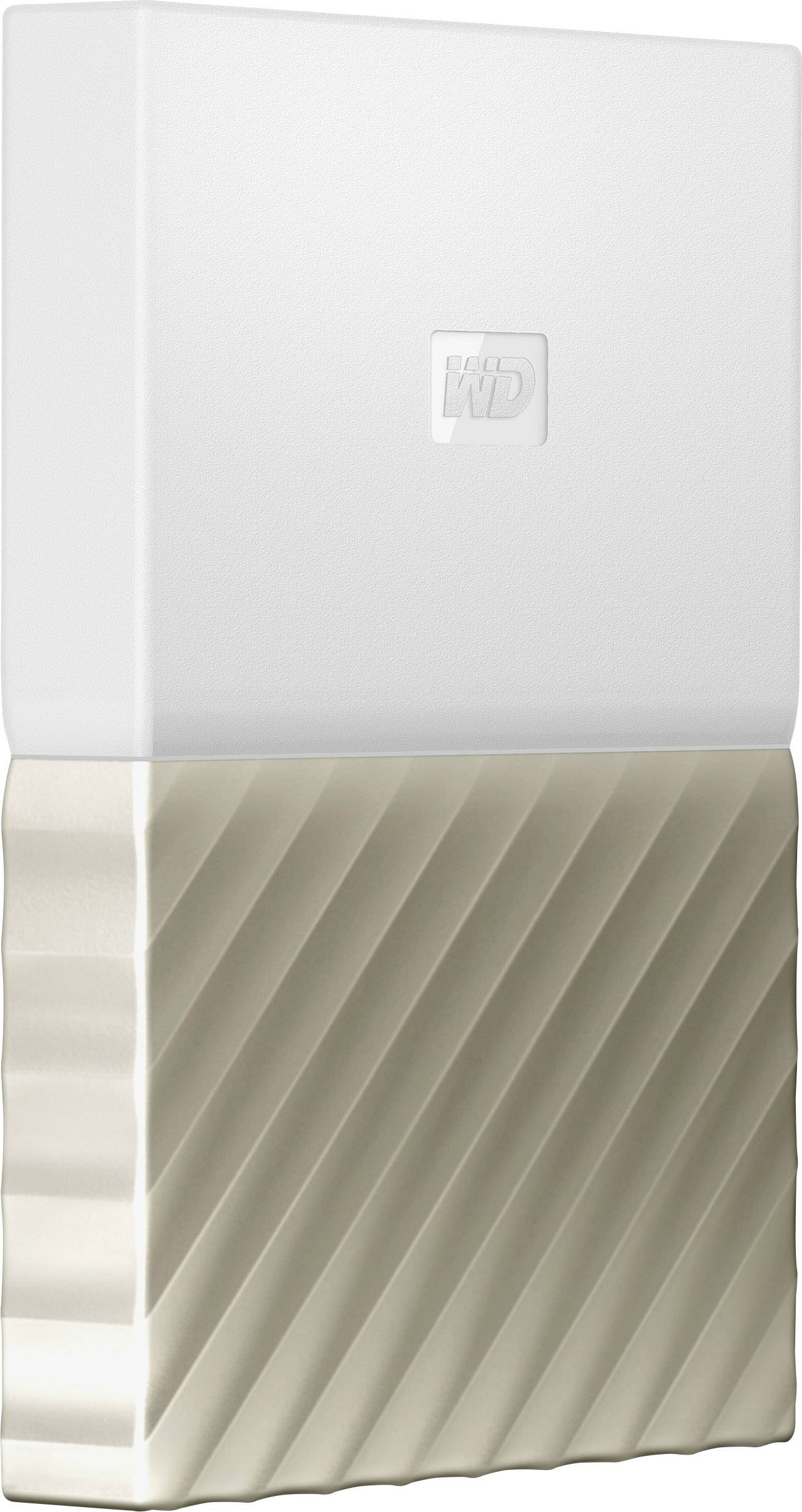 WD My Passport Ultra 1 TB Externe Festplatte 6.35 cm (2.5 Zoll) USB-A (USB 3.2 Gen 1) Weiß, Gold WDBTLG0010BGD-WESN