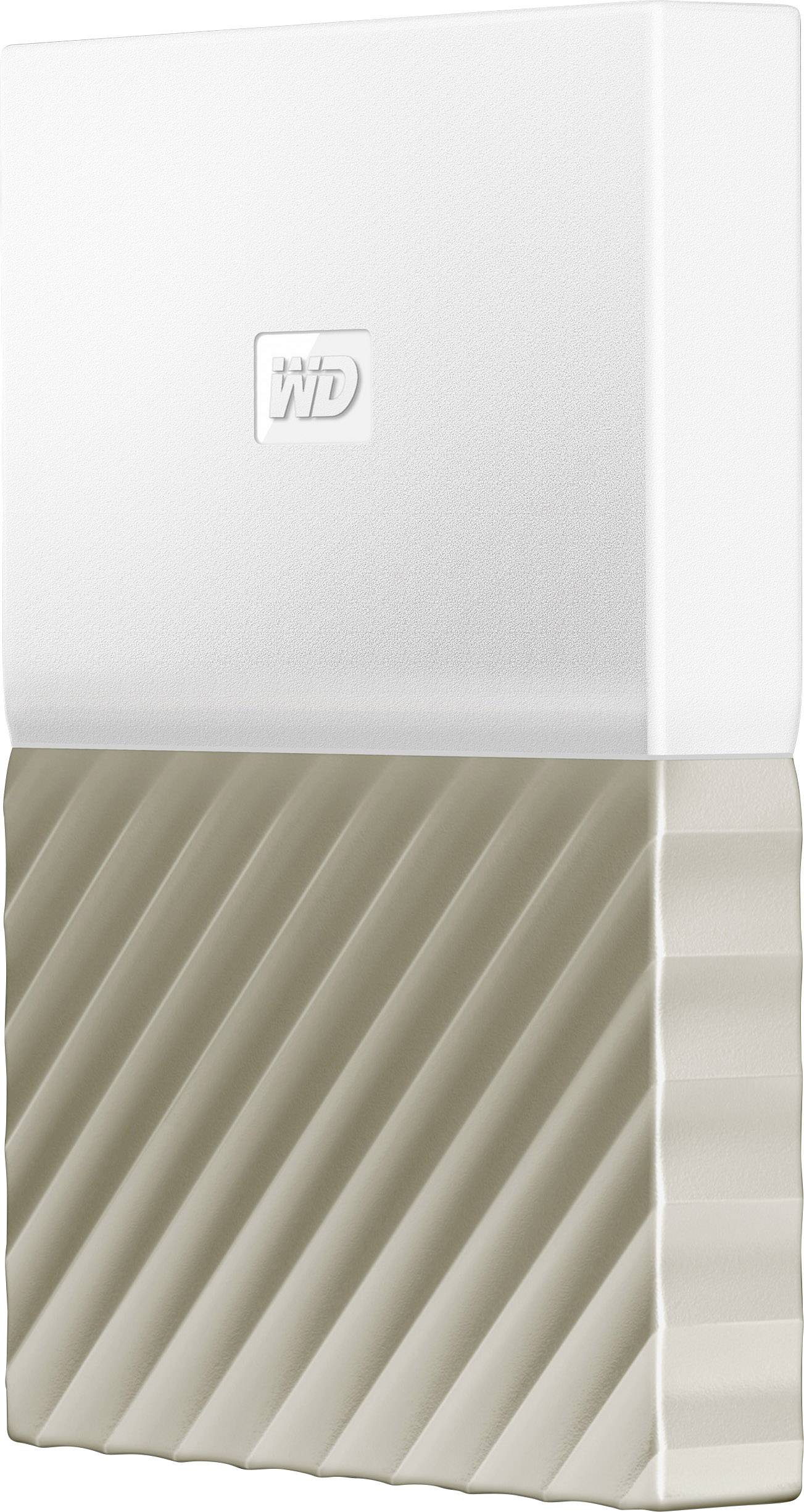 WD My Passport Ultra 1 TB Externe Festplatte 6.35 cm (2.5 Zoll) USB-A (USB 3.2 Gen 1) Weiß, Gold WDBTLG0010BGD-WESN